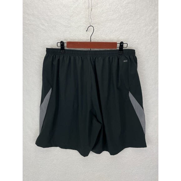 Nike Dri-FIT Training Shorts Men’s XXL Gray Black Patchwork Athletic Gym Wear - Picture 5 of 8